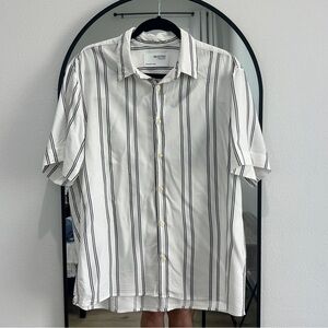 Striped button down shirt